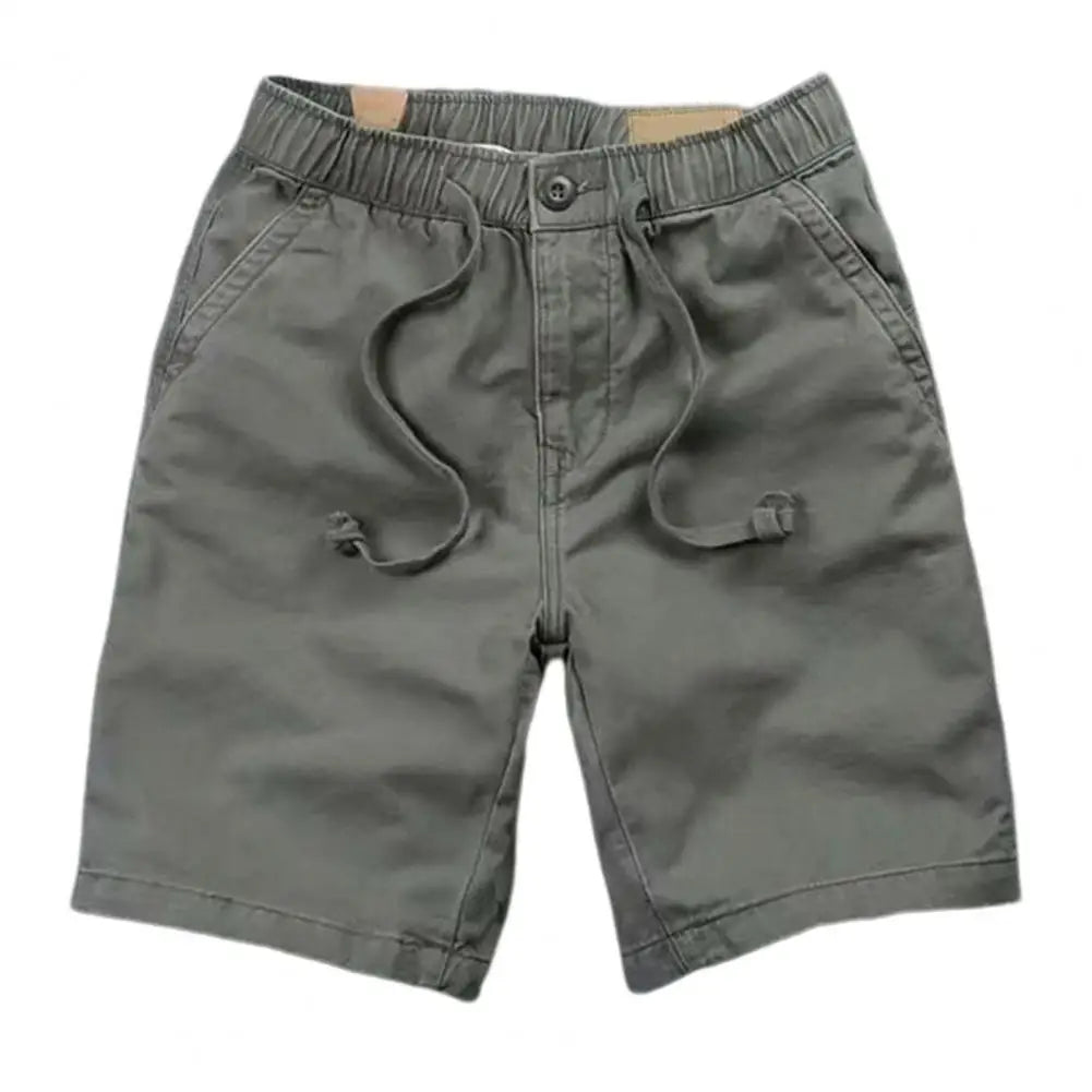 Bermudas Loose Luxury Khaki Joggers