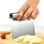 Stainless Steel Scale Cake Scraper