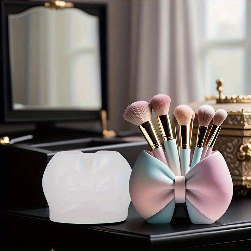 Bow makeup holder