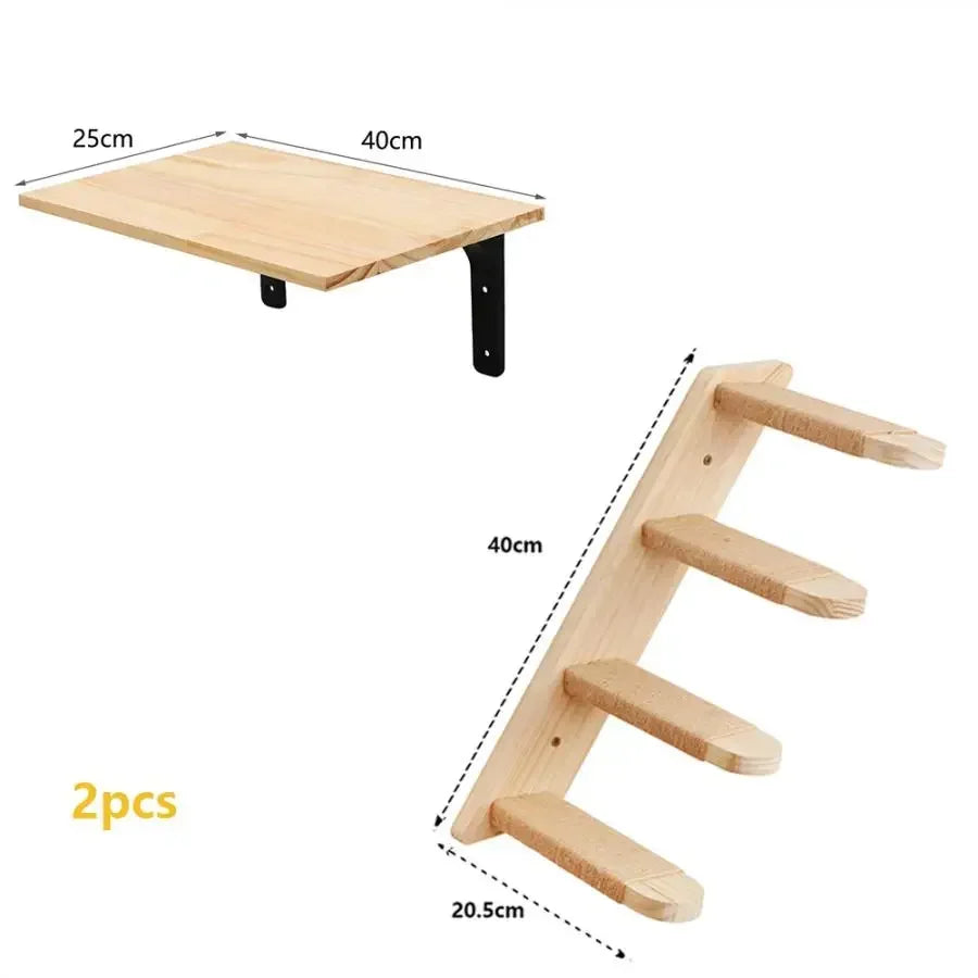 Cat Tree Wall Mounted Climbing Shelves