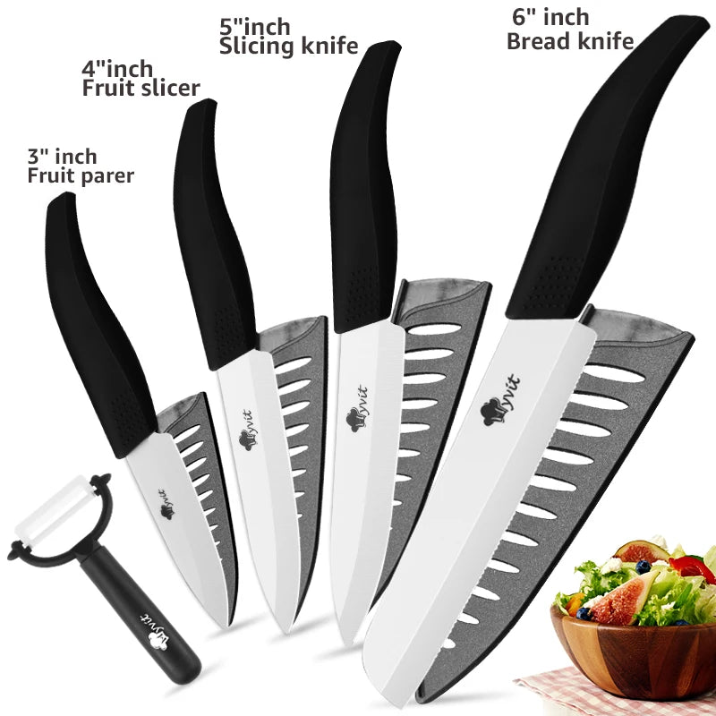 Ceramic Kitchen Knives Set