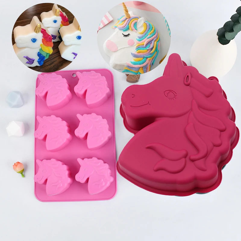 Unicorn Silicone cake mold