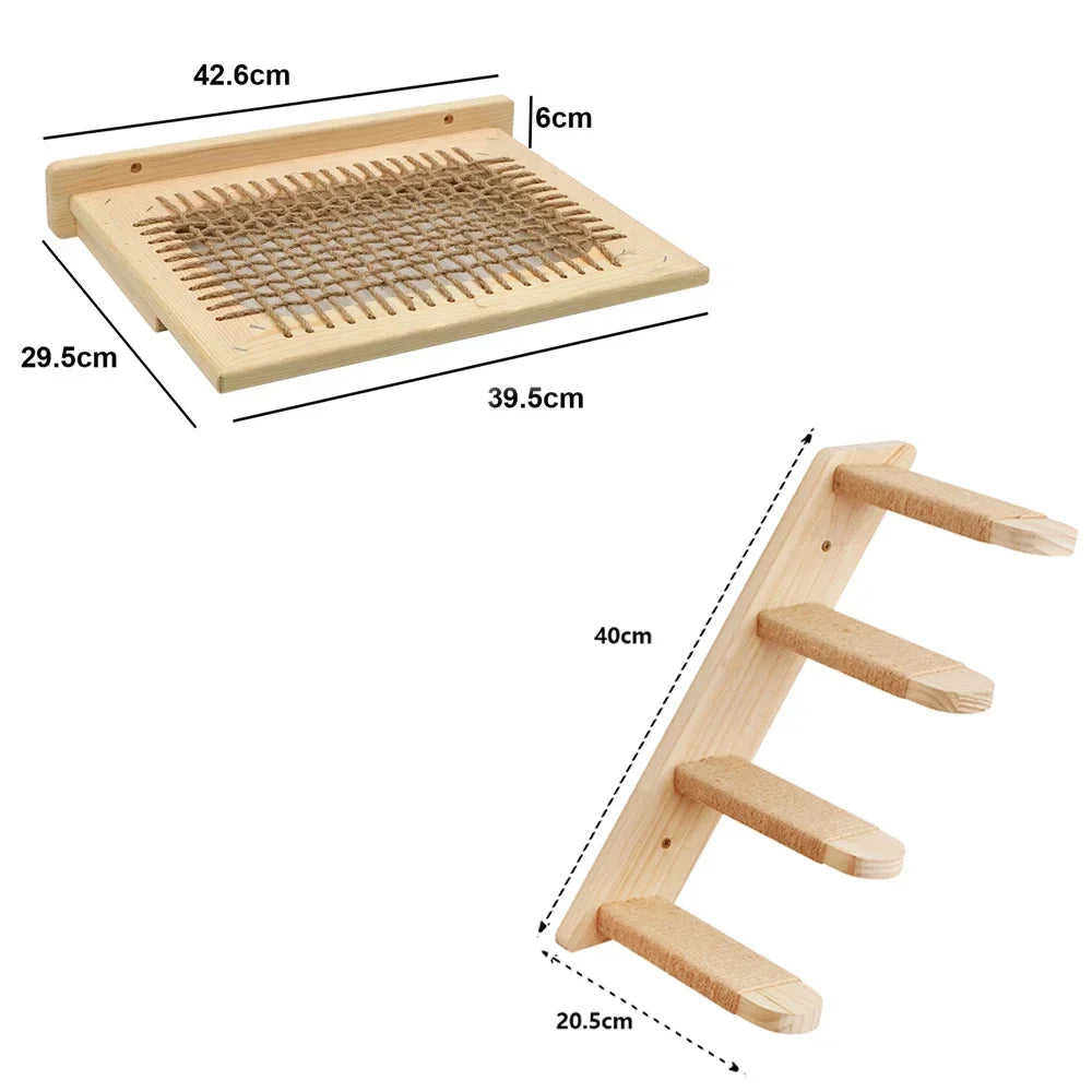 Cat Tree Wall Mounted Climbing Shelves