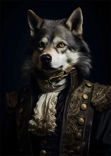 Aristocrat Animals Portrait Posters