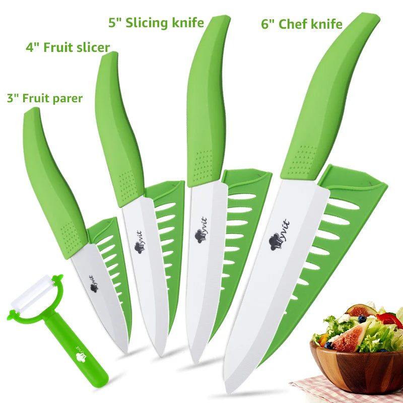 Ceramic Kitchen Knives Set