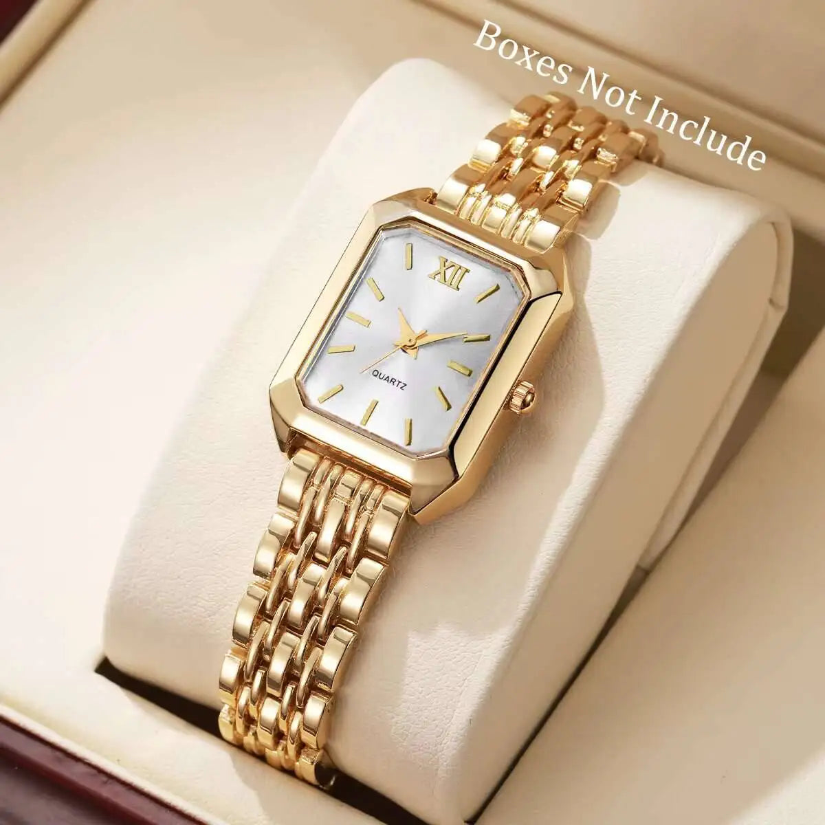 Rectangle Women Quartz Watch Luxury Analog Wristwatches