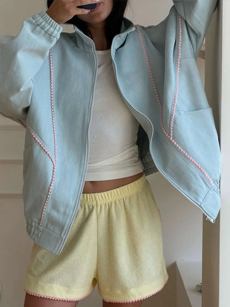 Windbreaker Jacket with shorts
