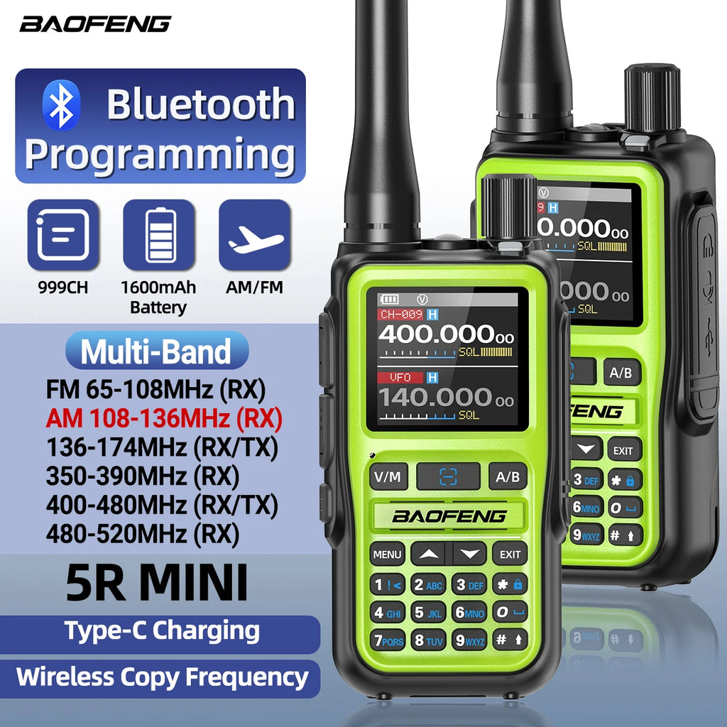 BAOFENG UV-5R Mini Walkie Talkie Multi Band