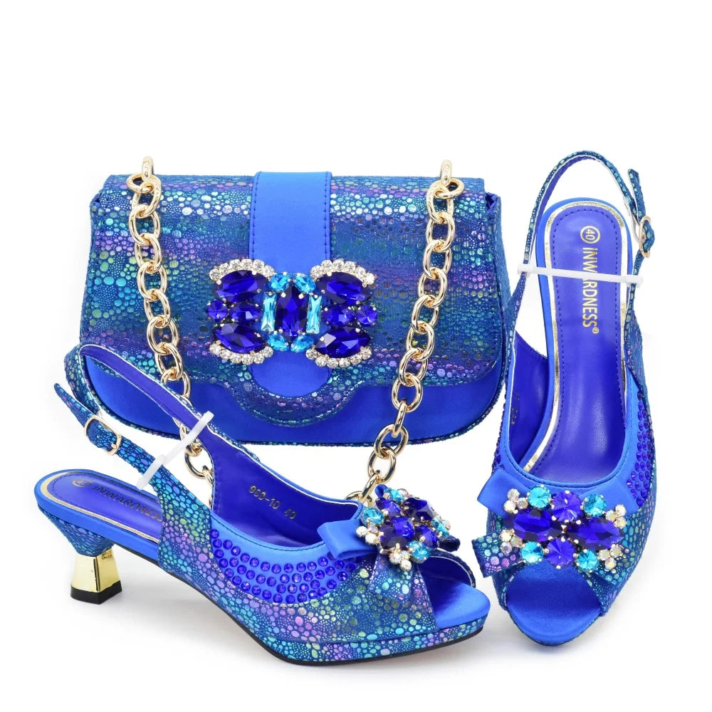 Doershow Shoes with Matching Bag Set