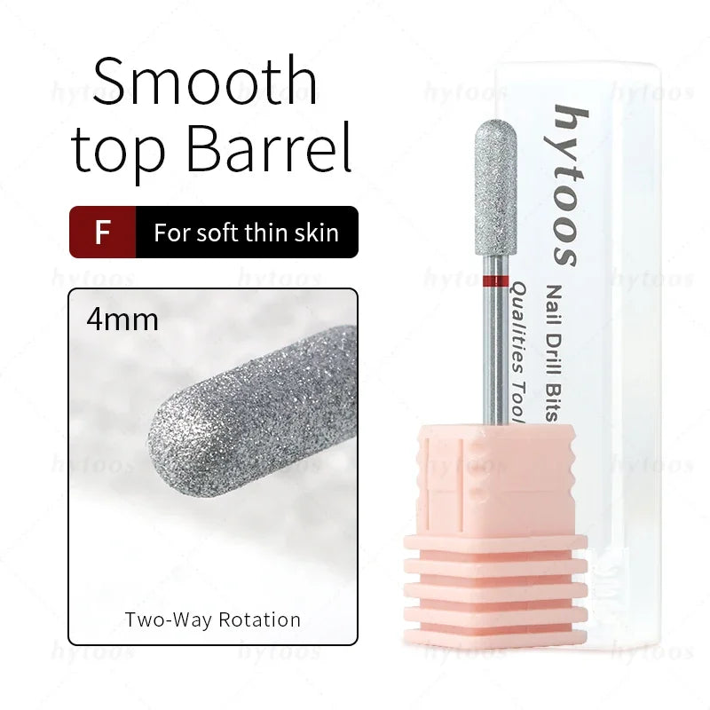 HYTOOS Chrome Diamond Nail Drill Bits