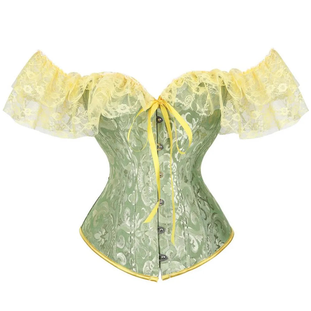 Floral Overbust Corset