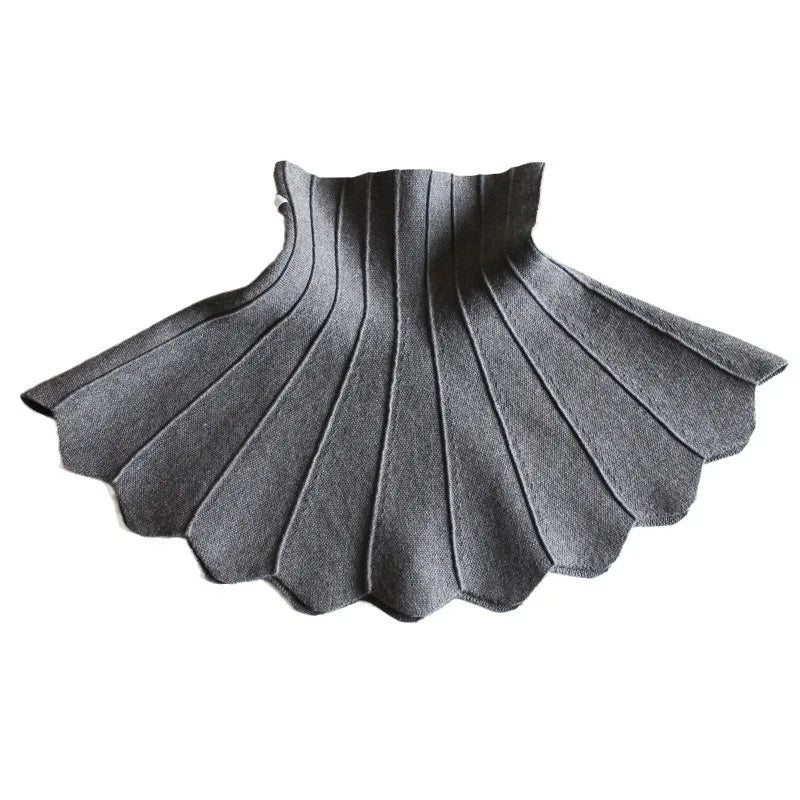 Girls Knitted Pleated Princess High Waist Mini Tutu Skirt