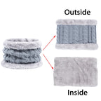 3Pcs Winter Baby beanie hat and scarfs with gloves