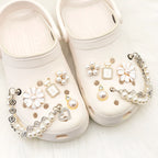 1/5pcs Girls Shoe Charms Designer Pearls