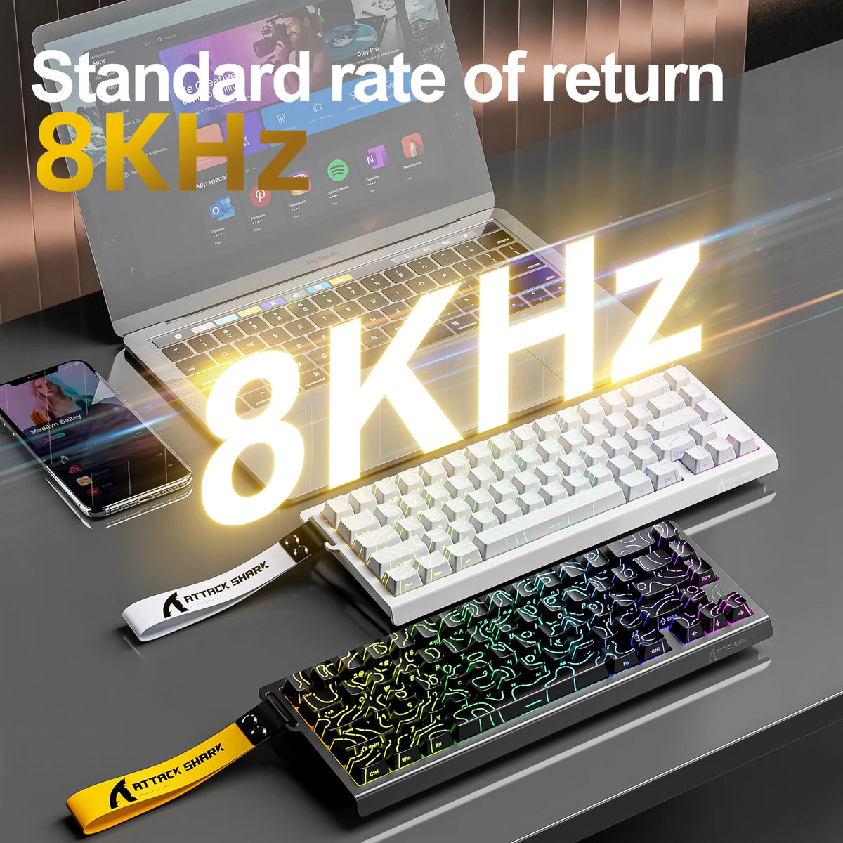 ATTACK SHARK X68HE Magnetic Keyboard