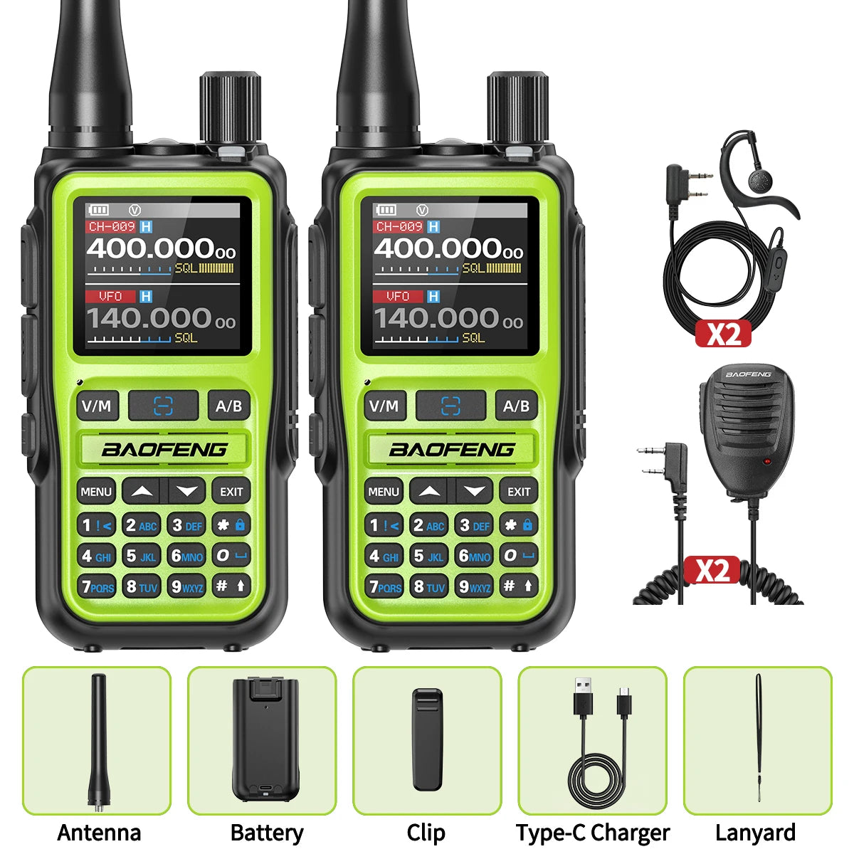 BAOFENG UV-5R Mini Walkie Talkie Multi Band