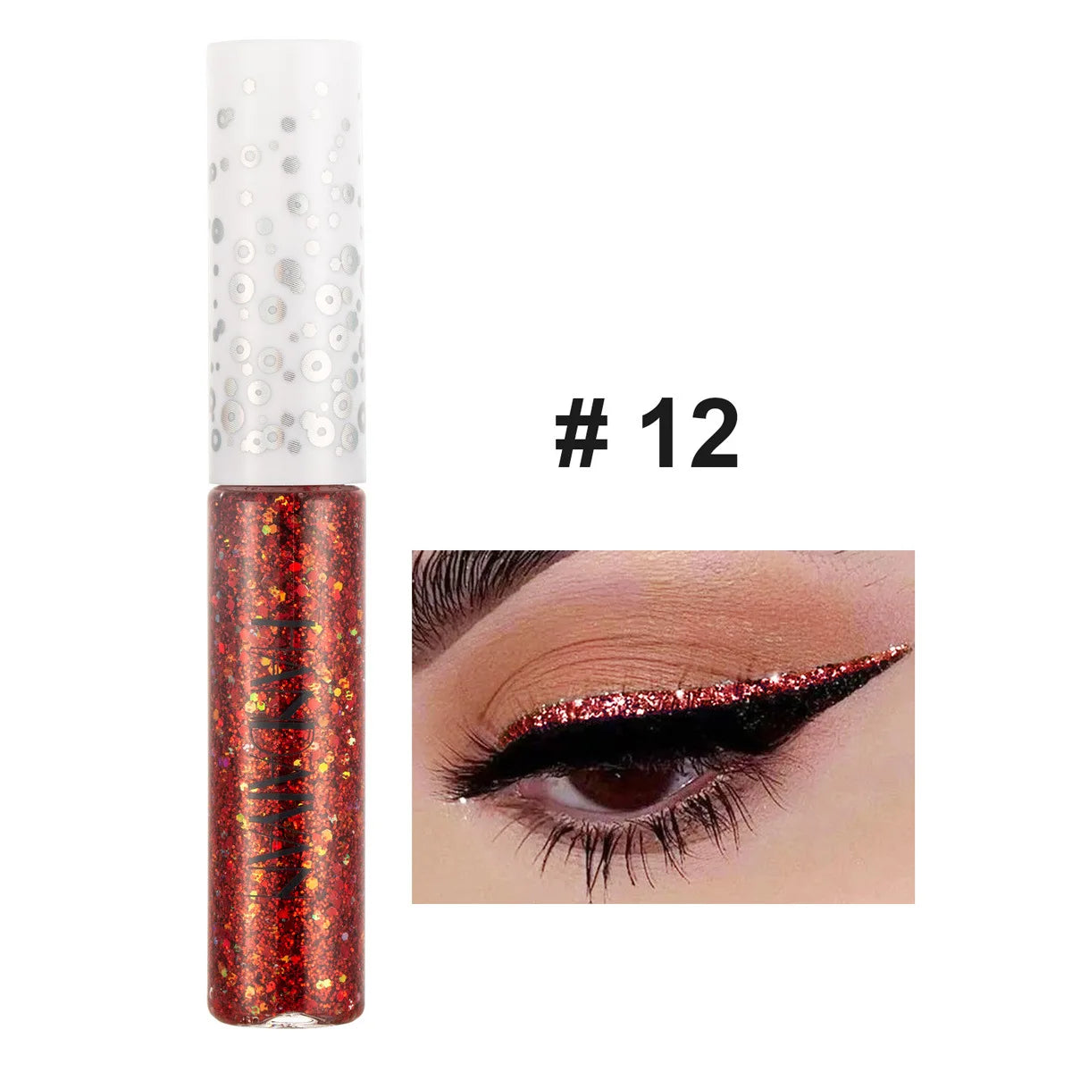 HANDAIYAN 12 Colors Shiny Eye Liners