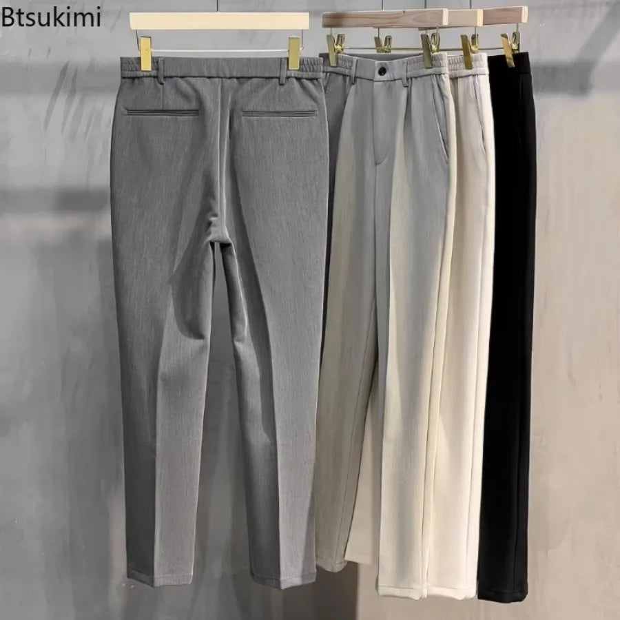 2026 Men's Straight-Leg Suit Pants