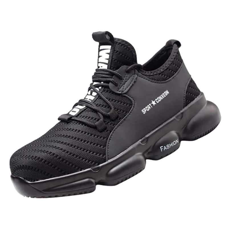 Men Safety Shoes Steel Toe Sneakers