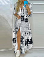 Womens Hips Slim Wrap Dress