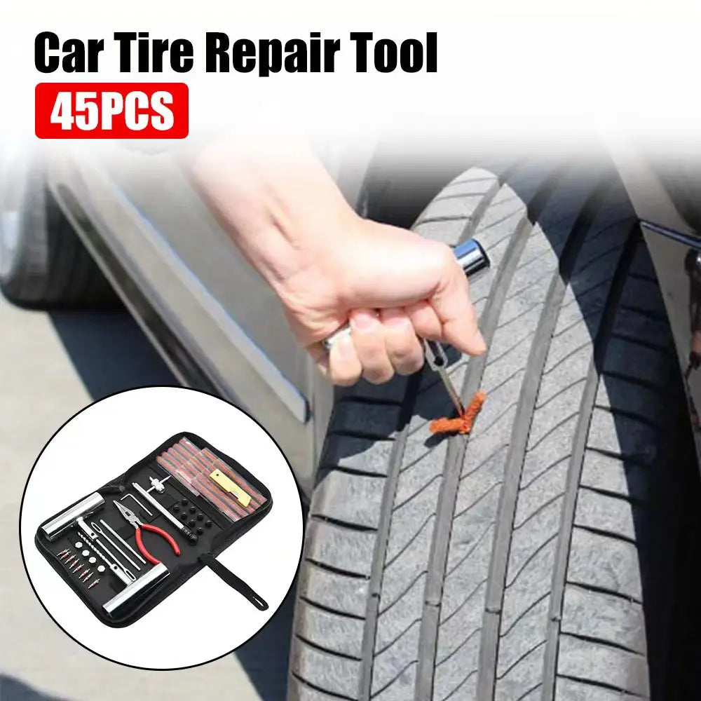 Tire Repair Kit 45PCS Motorcycle Car Accessories