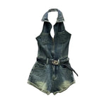 Jumpsuits Denim Playsuits