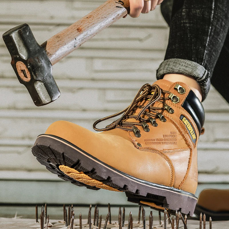 Indestructible steel toe shoes