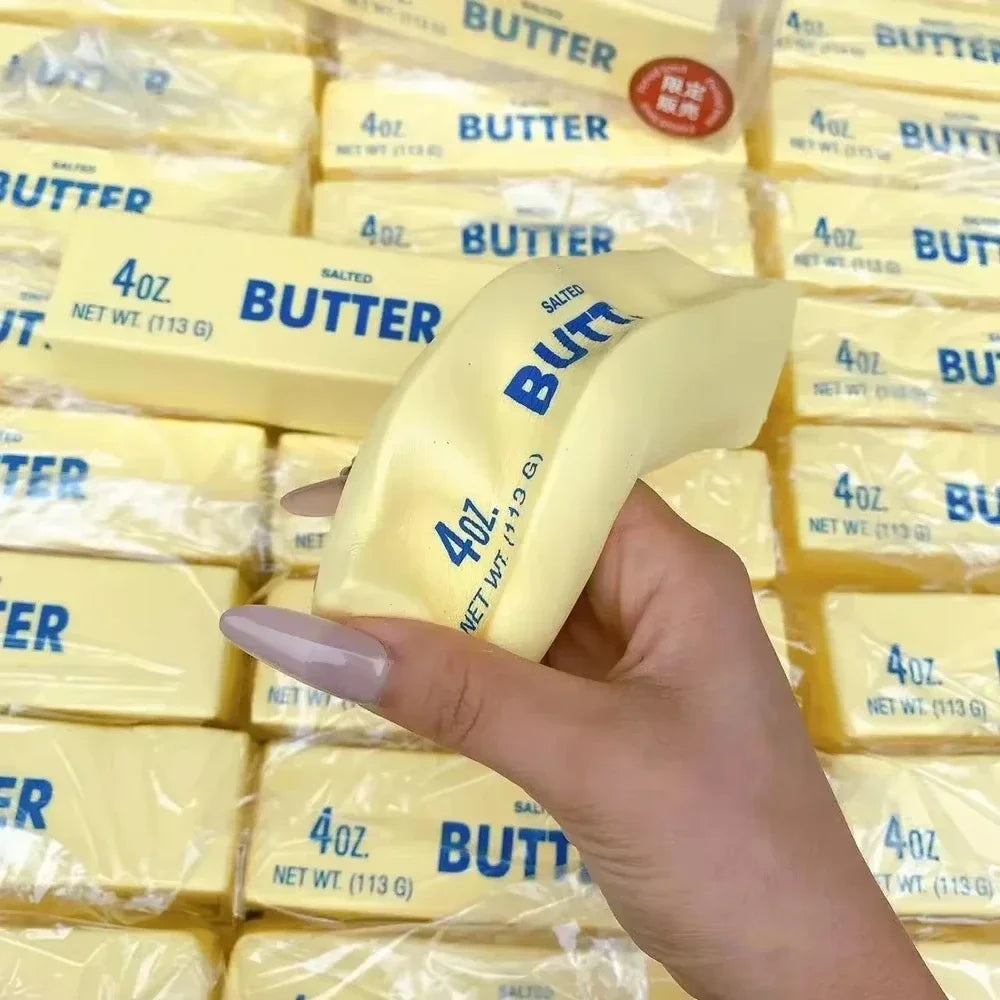 Simulation cheese Squishy Butter Fidget Toys