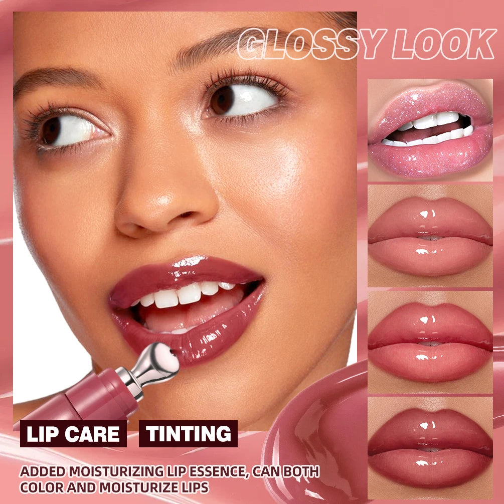 QIBEST Mirror Crystal Jelly Lip Gloss