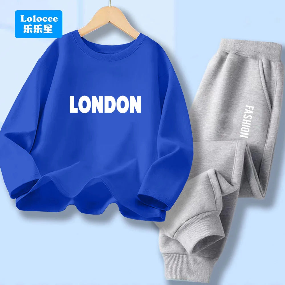 2pcs Outfits Children Tracksuits