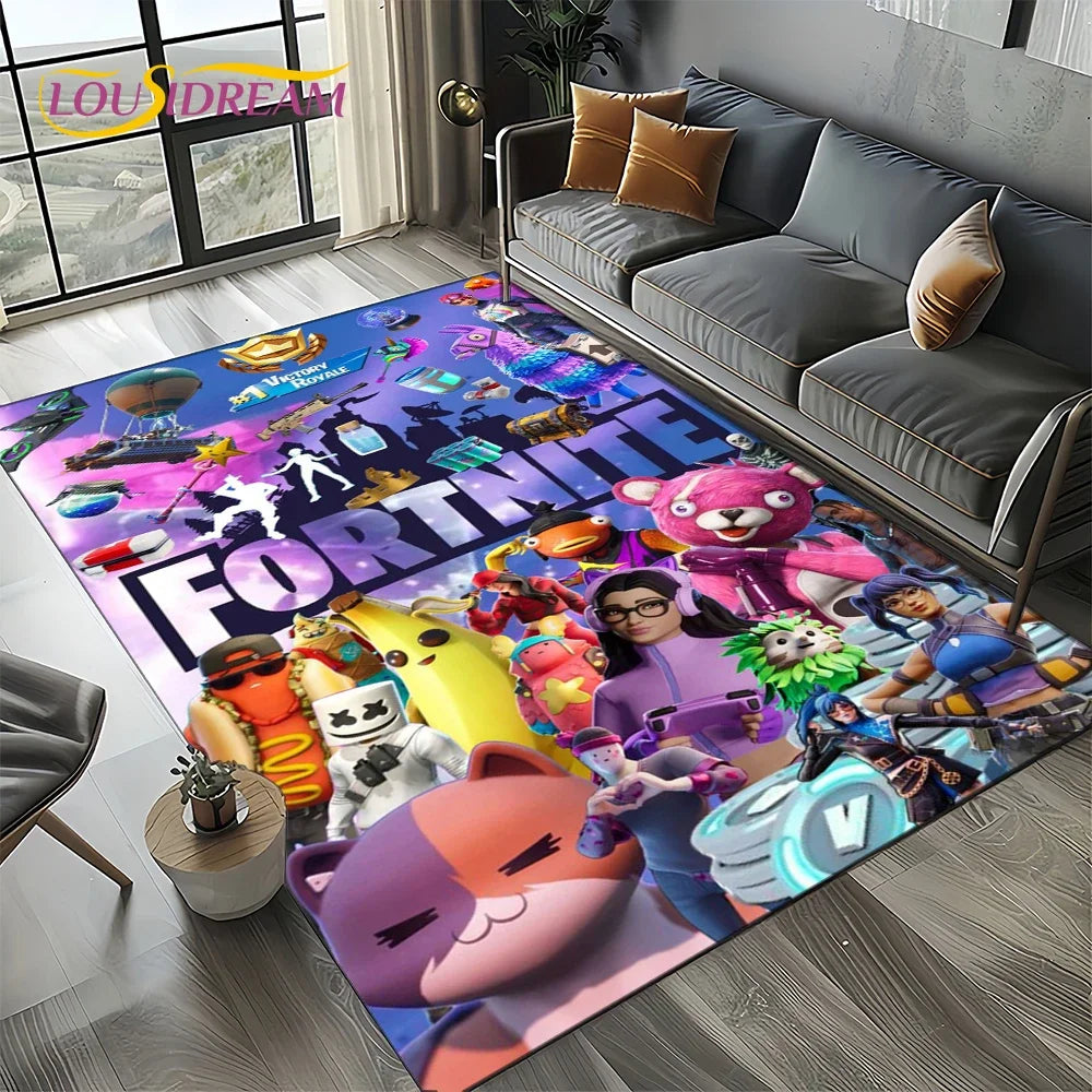 New Style Fortnite-e Cartoon Rug