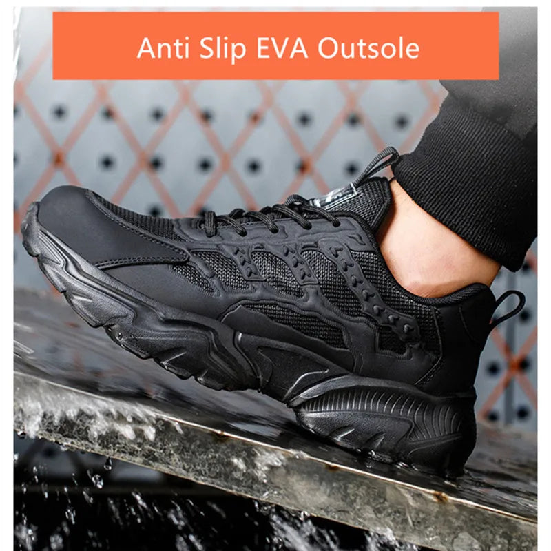 Steel Toe Puncture Proof Safety Work Sneakers