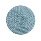 Silicon heart shaped makeup brush cleaner pads