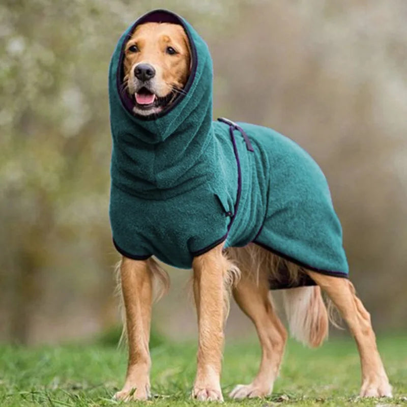 L-5XL Adjustable Dog Bathrobe Towel Bath
