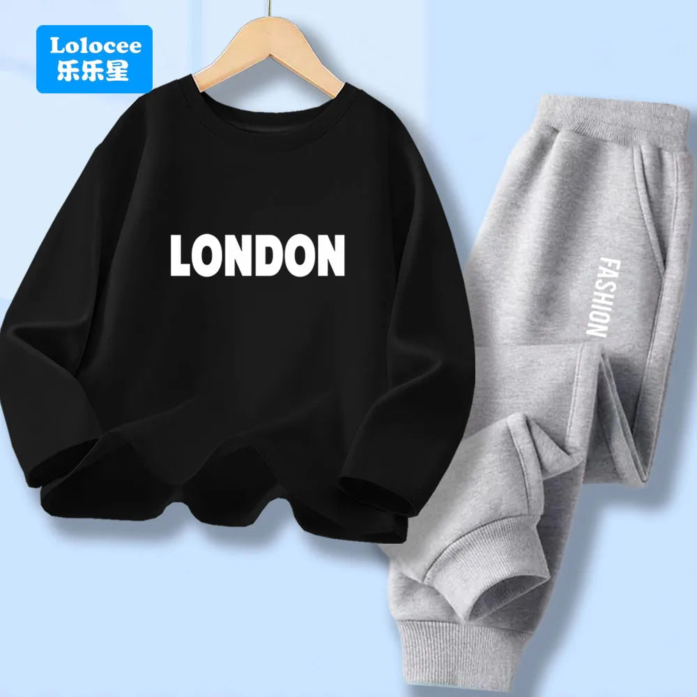 2pcs Outfits Children Tracksuits