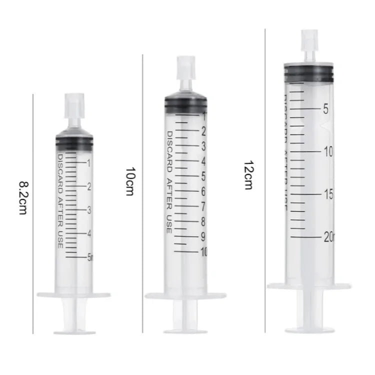 10pcs Disposable Plastic Injector Syringe