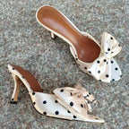 Round Open-toe High Heels