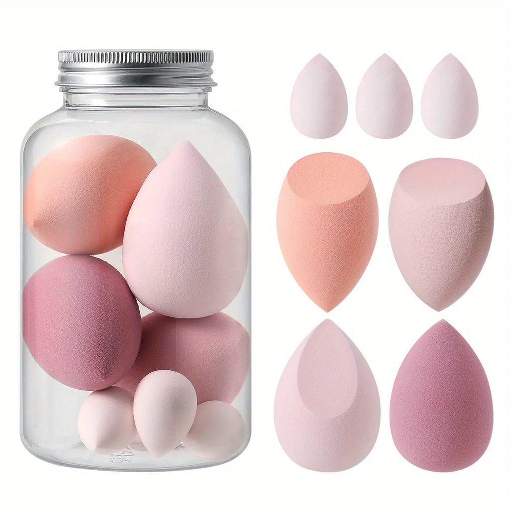 7Pcs Jelly Texture Sponges - Hydrophilic