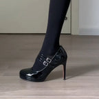 Mary Jane Retro Temperament Stilettos