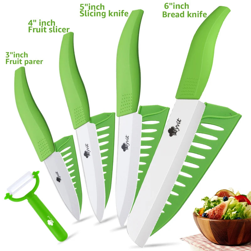 Ceramic Kitchen Knives Set