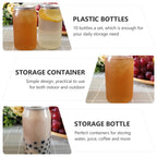 10 Pcs Pull Lid Storage Bottles