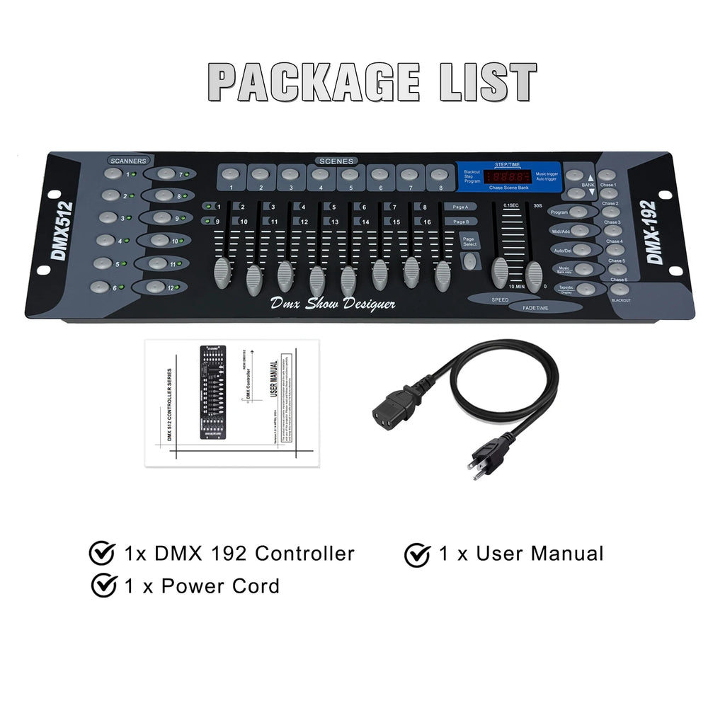 New 192 Dmx Controller Dj Equipment Dmx