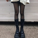 Chunky Women Motorcycle High Boots