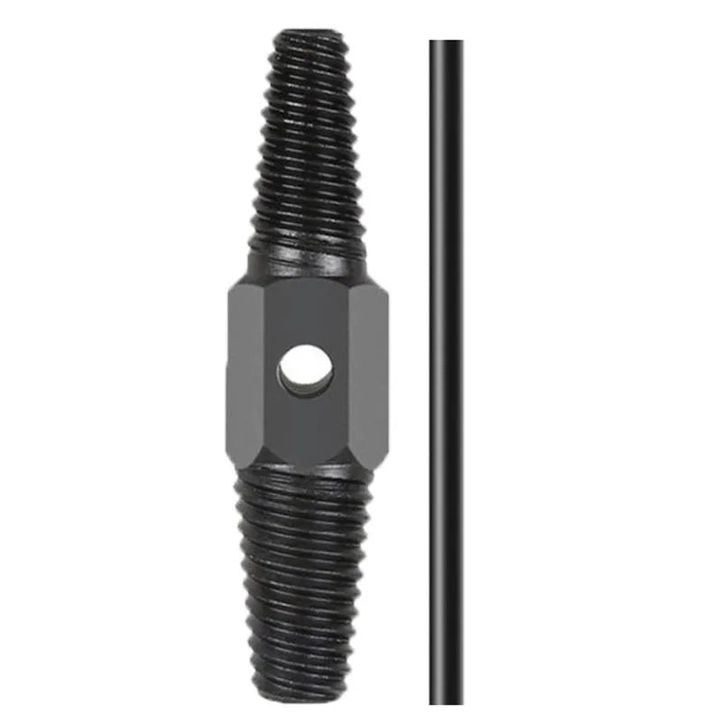 Damaged screw extractor double-headed screw extractor