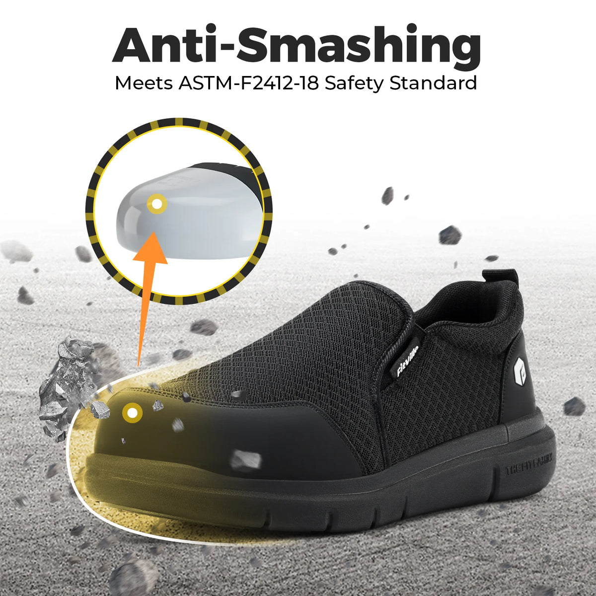 Fitville Wide Fit  Steel Toe