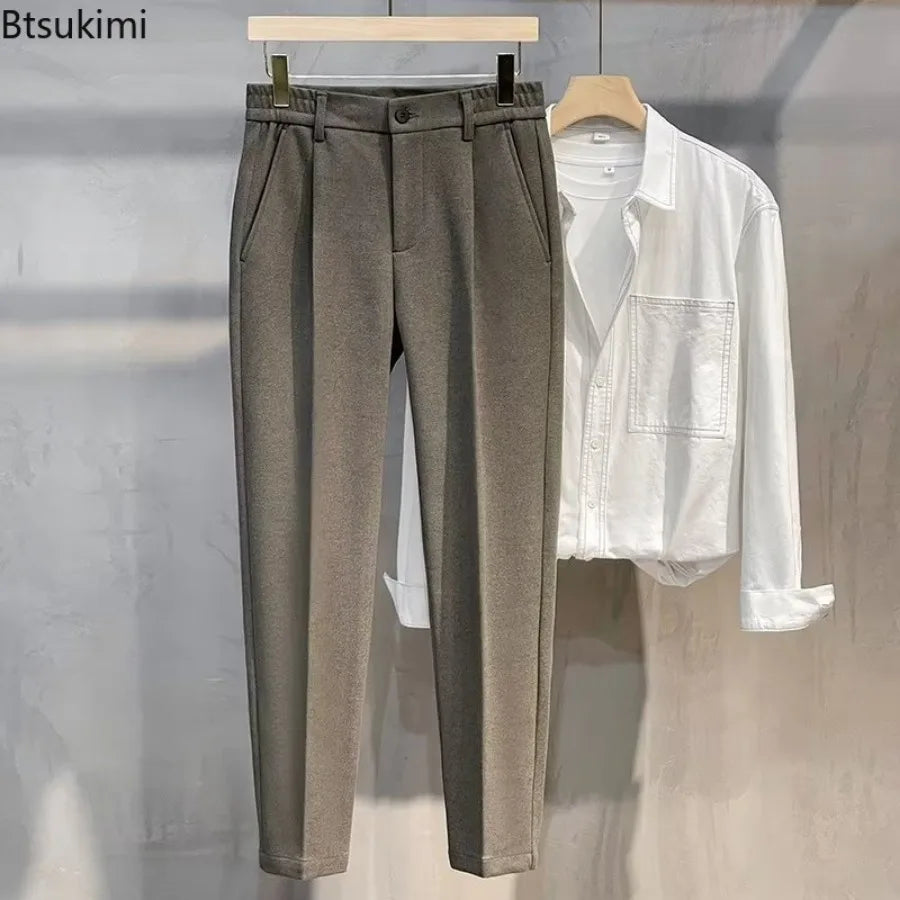 2026 Men's Straight-Leg Suit Pants