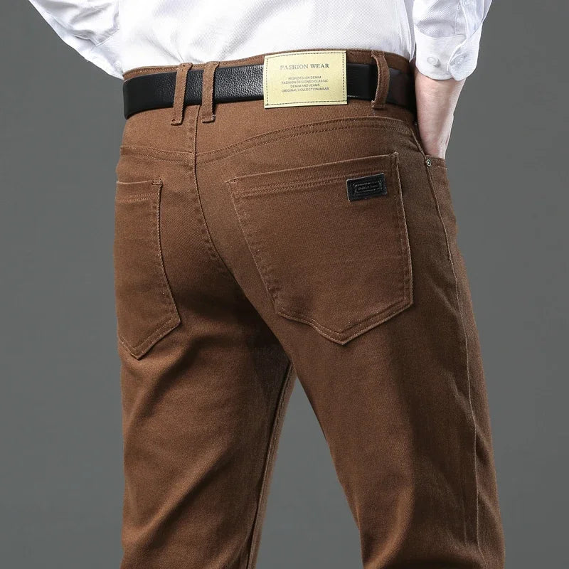 Business Casual Stretch Denim Pants