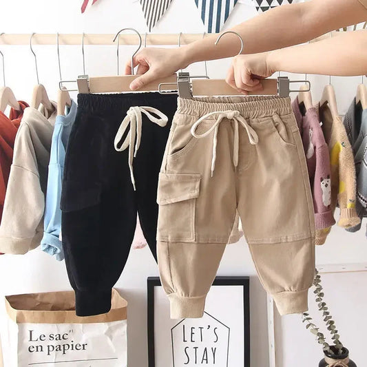 Old Solid Boys Casual Sport Pants Enfant Garcon