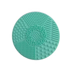 Silicon heart shaped makeup brush cleaner pads
