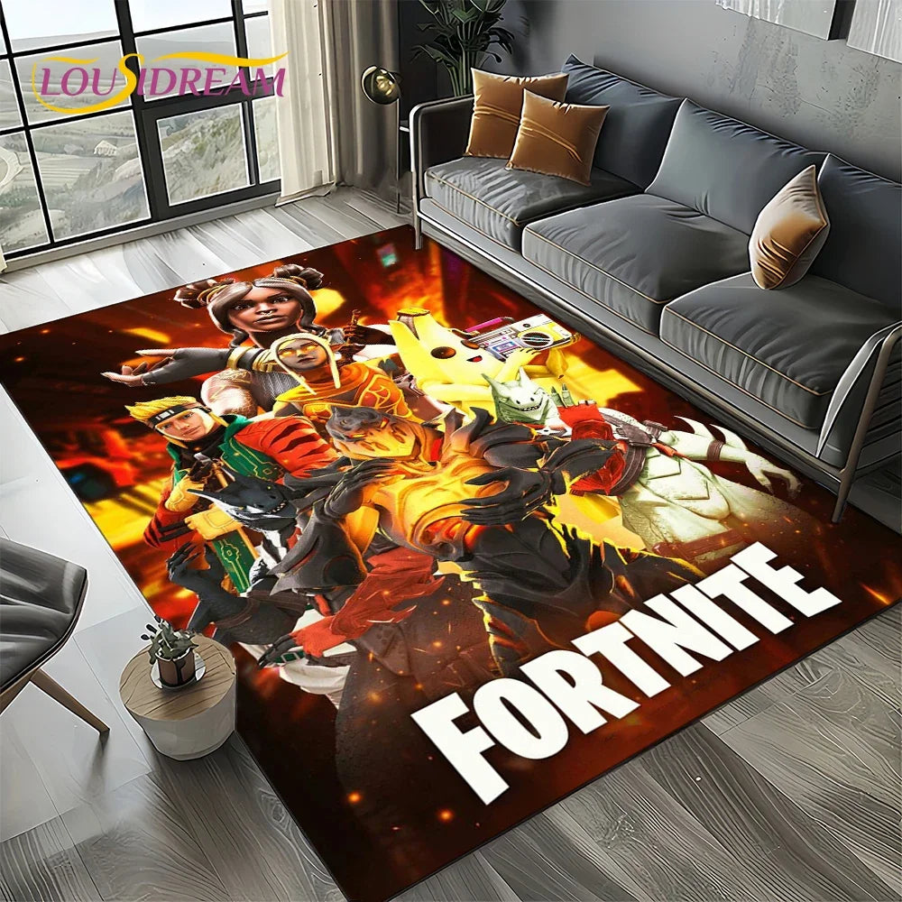 New Style Fortnite-e Cartoon Rug